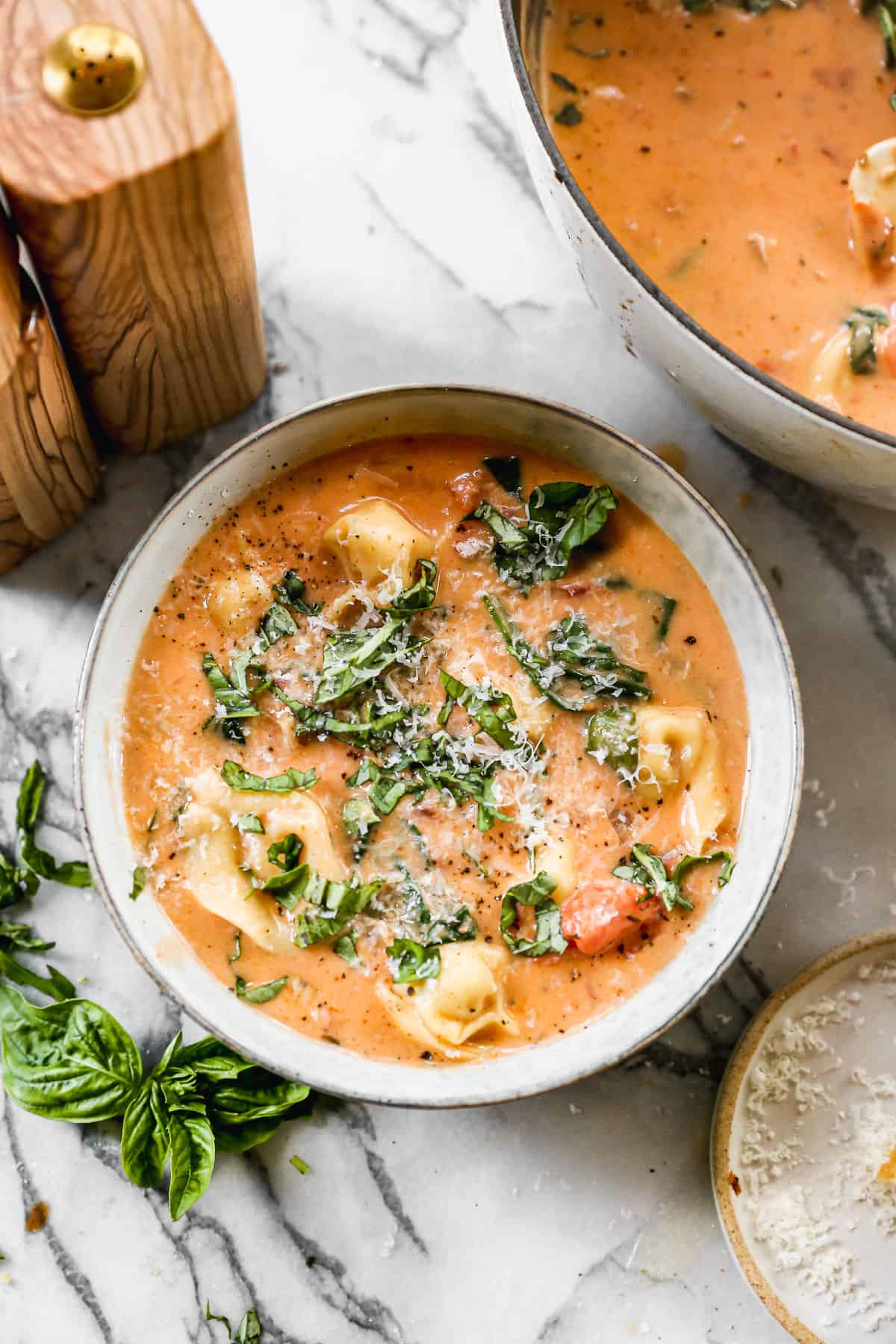 Color-Contrast Tomato and Spinach Soup Inspired by The Wizard of Oz