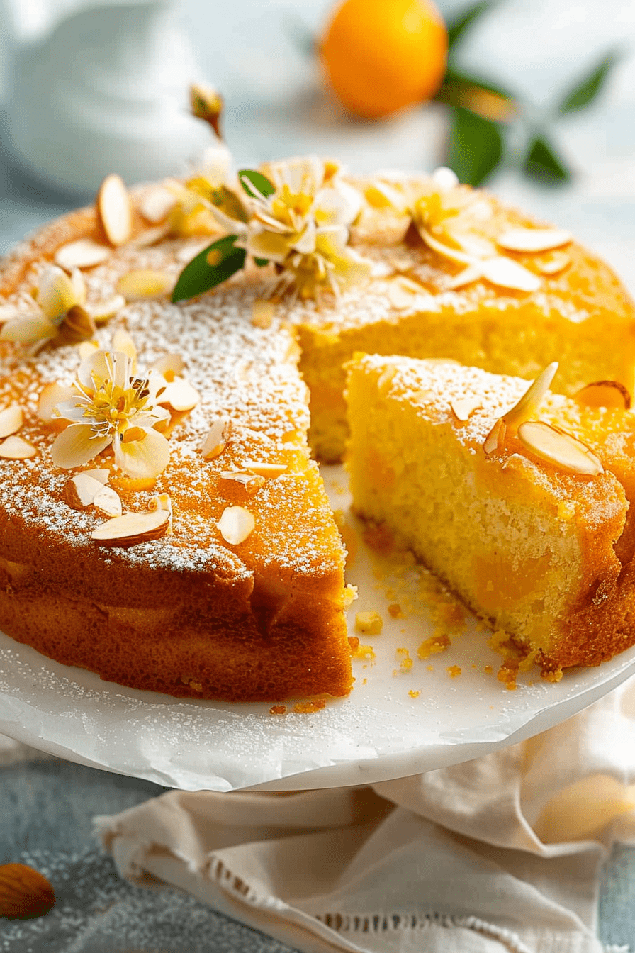 Sheet Pan Almond and Orange Flourless Cake