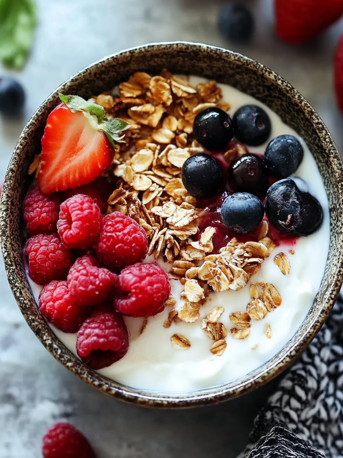 Traditional Greek Yogurt Breakfast Bowl
