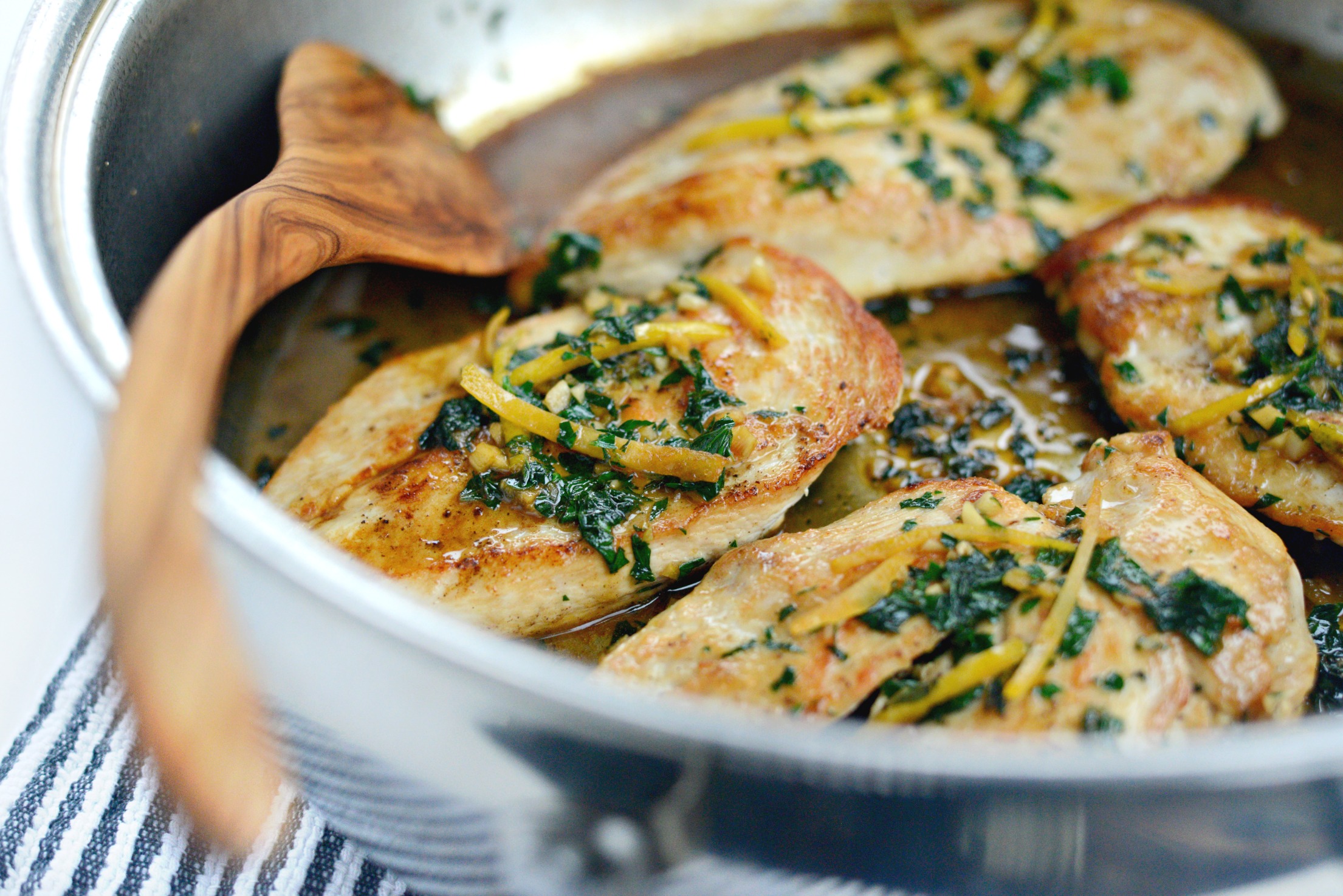 Pan-Seared Chicken with Citrus Herb Pan Sauce