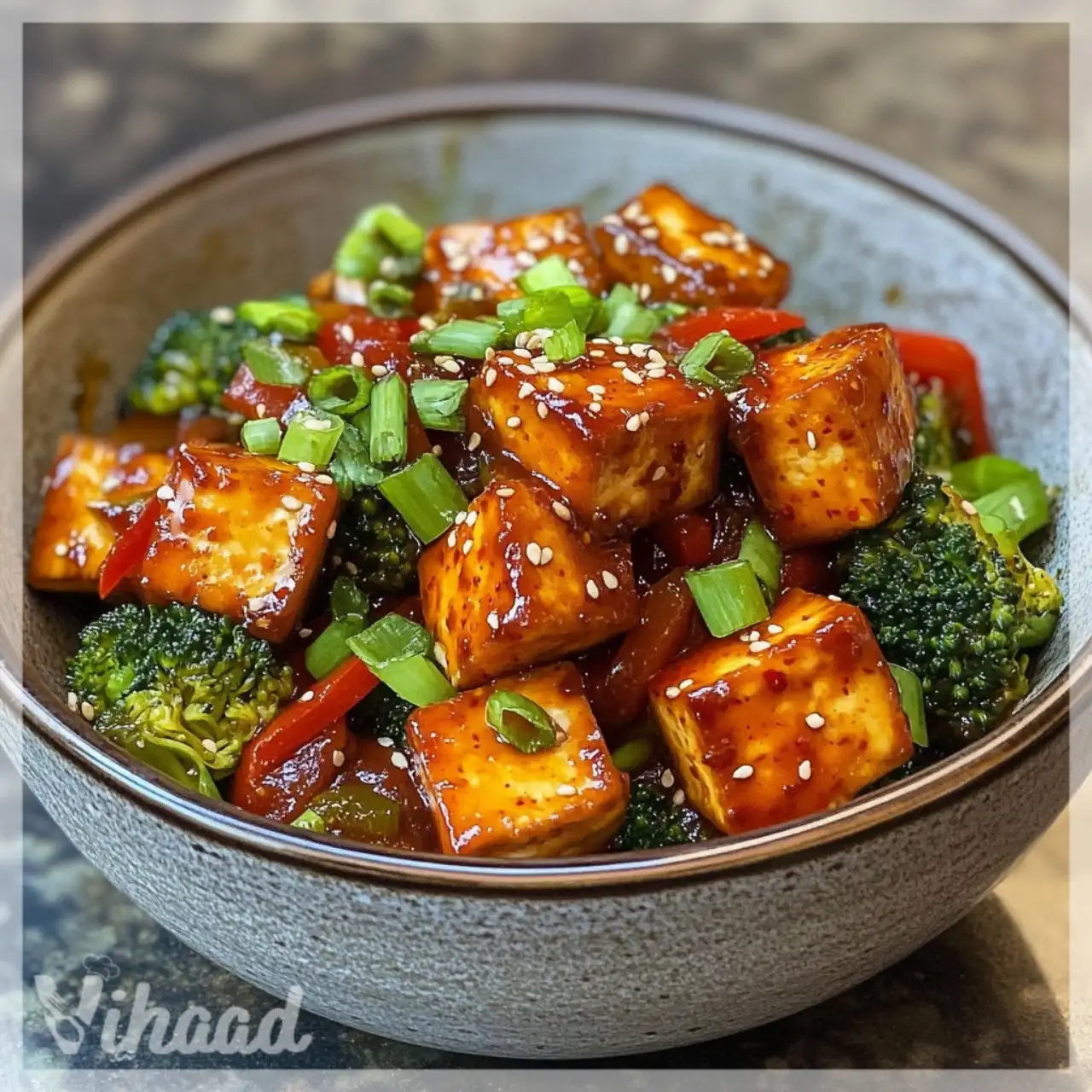 Spicy Korean-Style Tofu Stir Fry with Sesame