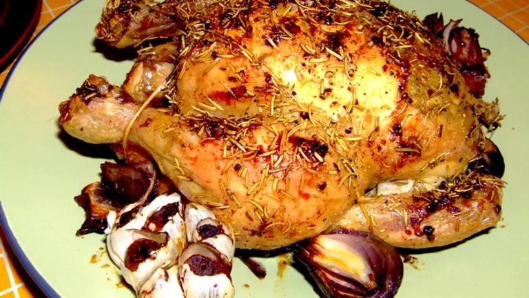 Authentic Rosemary Garlic Chicken