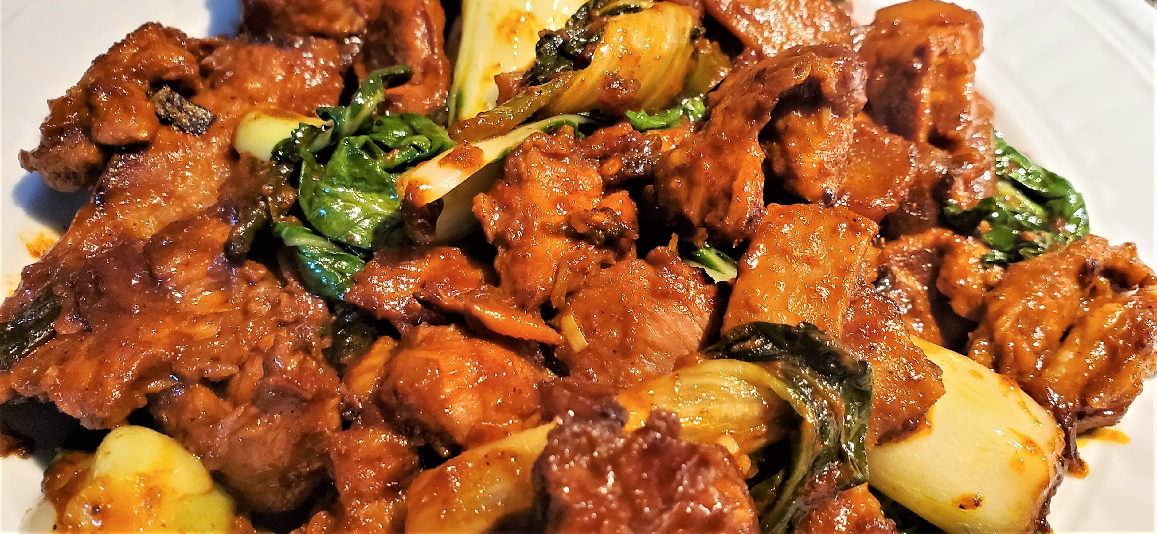 Spicy Korean-Style Stir-Fried Pork with Scallions
