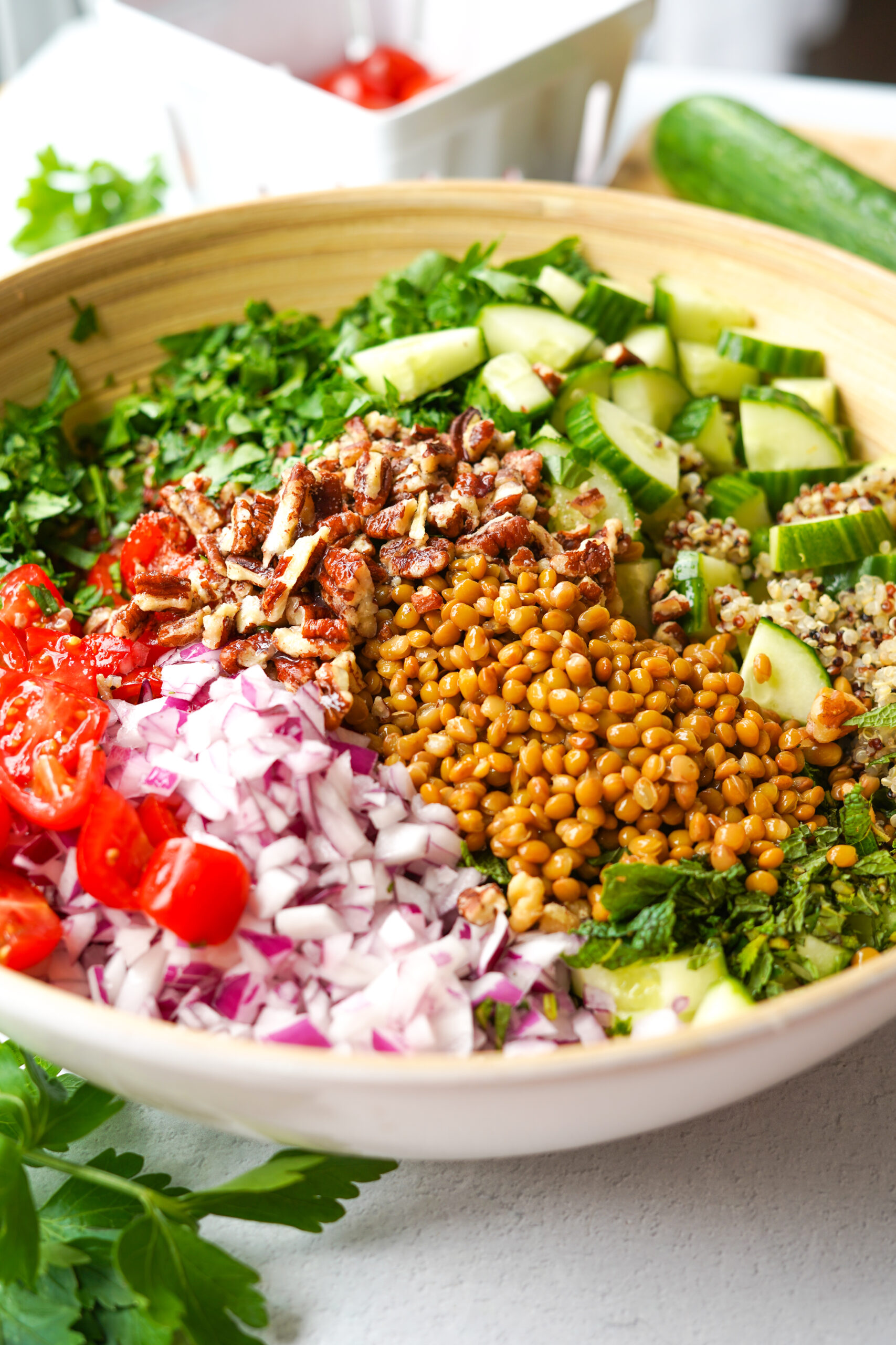 Sophisticated Quinoa and Lentil Salad