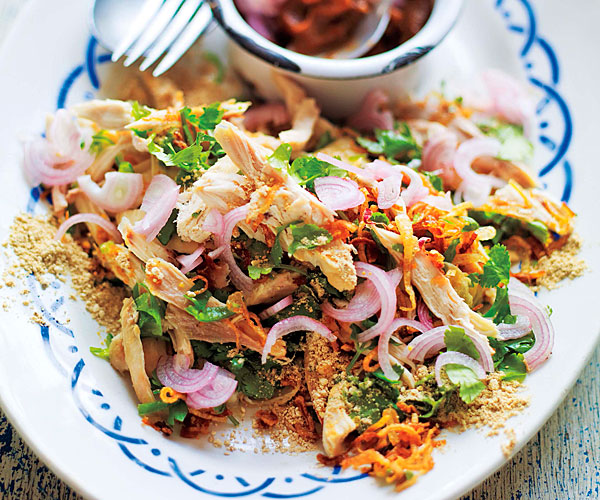 Burmese-Style Chicken Salad with Tamarind Dressing