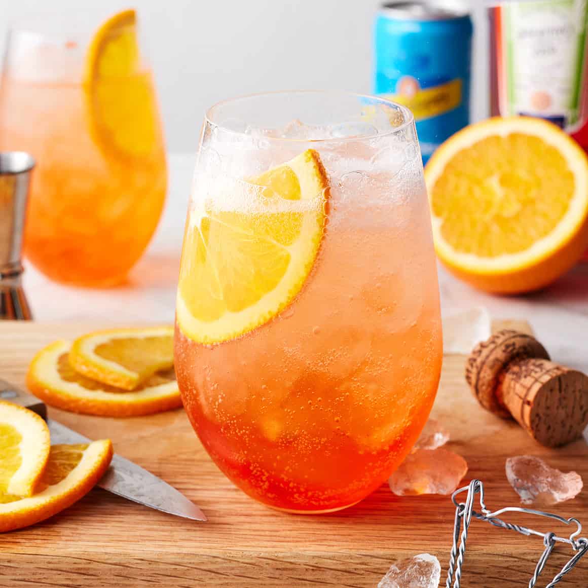 Citrus-Infused Aperol Prosecco Spritz