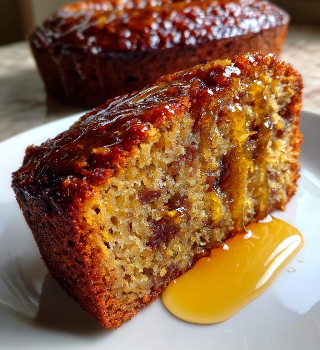 Orange Cardamom Semolina Cake with Honey Drizzle