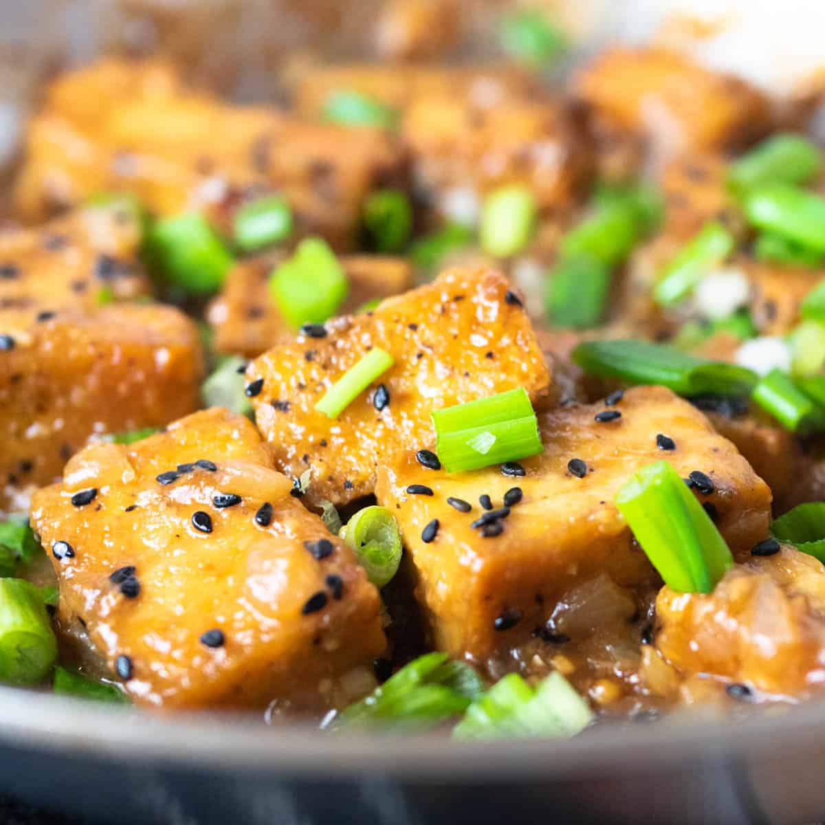 Spicy Stir-Fried Tofu with Garlic and Ginger
