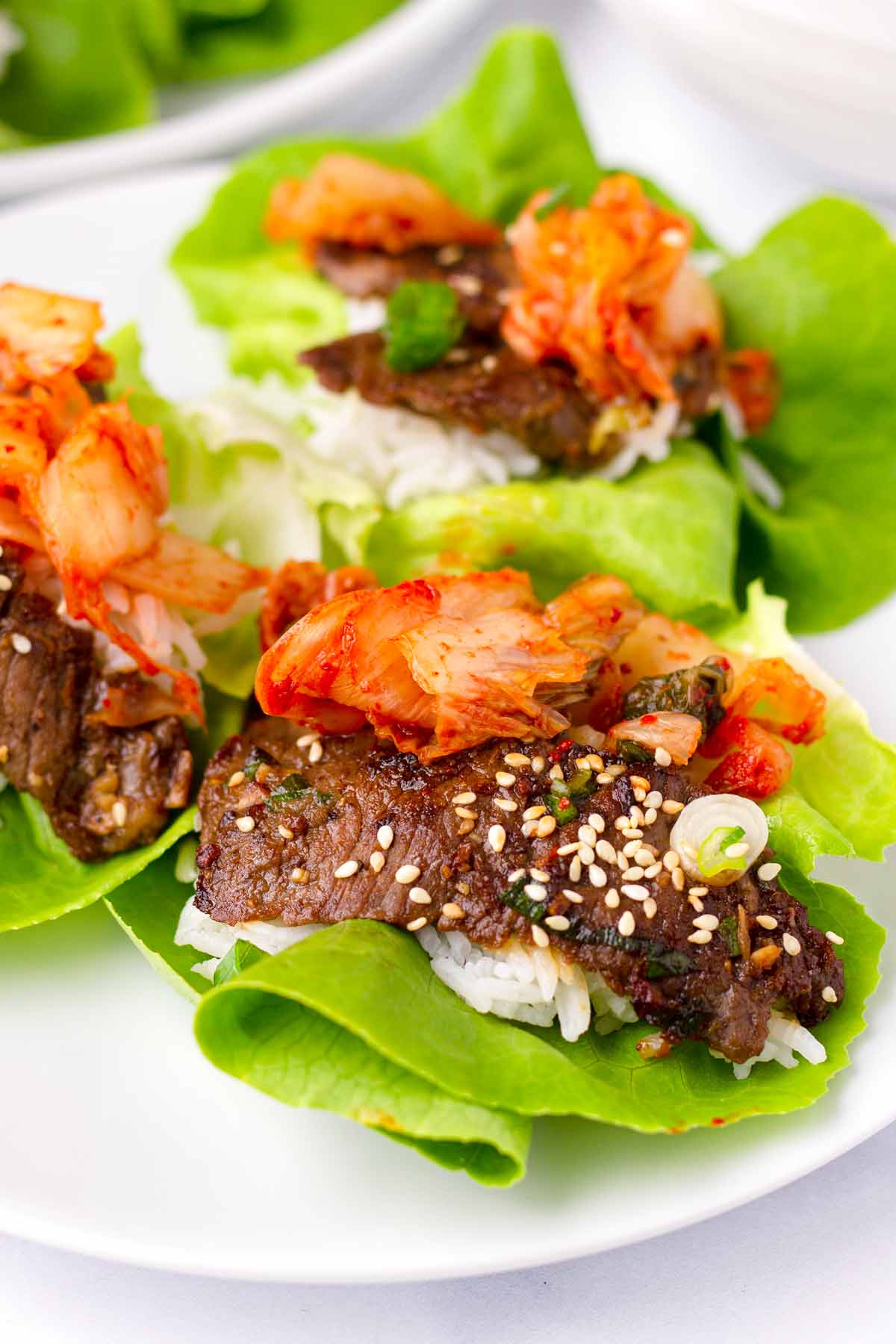 Charcoal-Grilled Korean Beef Bulgogi Lettuce Wraps