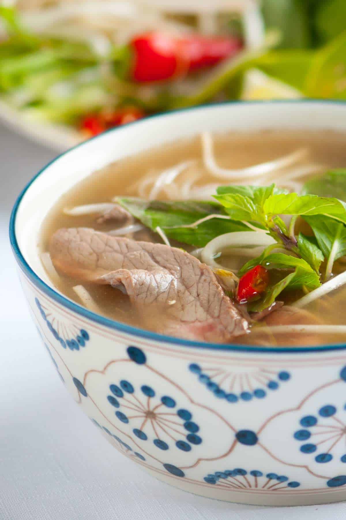 Pho-Inspired Beef Noodle Soup with Star Anise and Cinnamon Broth