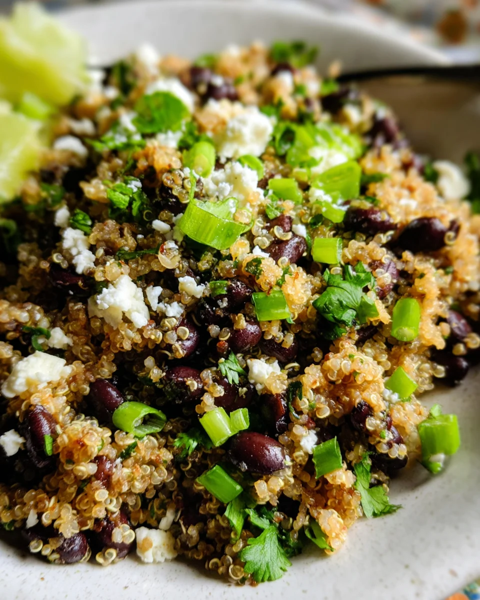 War Memorial Black Bean and Quinoa Salad with Citrus Vinaigrette
