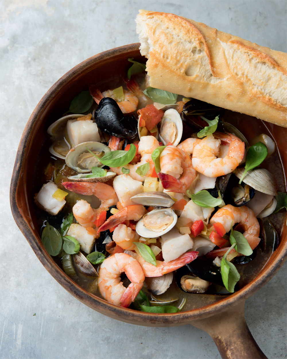 Santa Maria Seafood Stew with Mediterranean Herbs