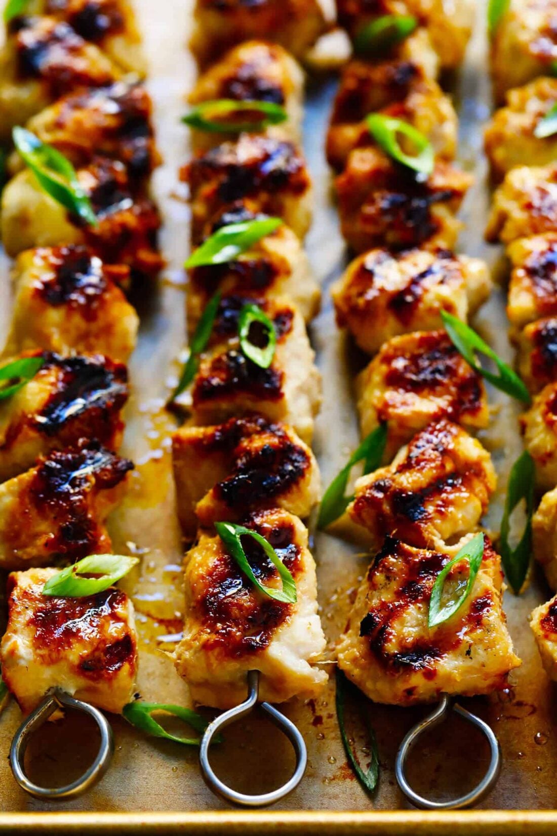 Charred Lemongrass Chicken Skewers with Nuoc Cham Dipping Sauce