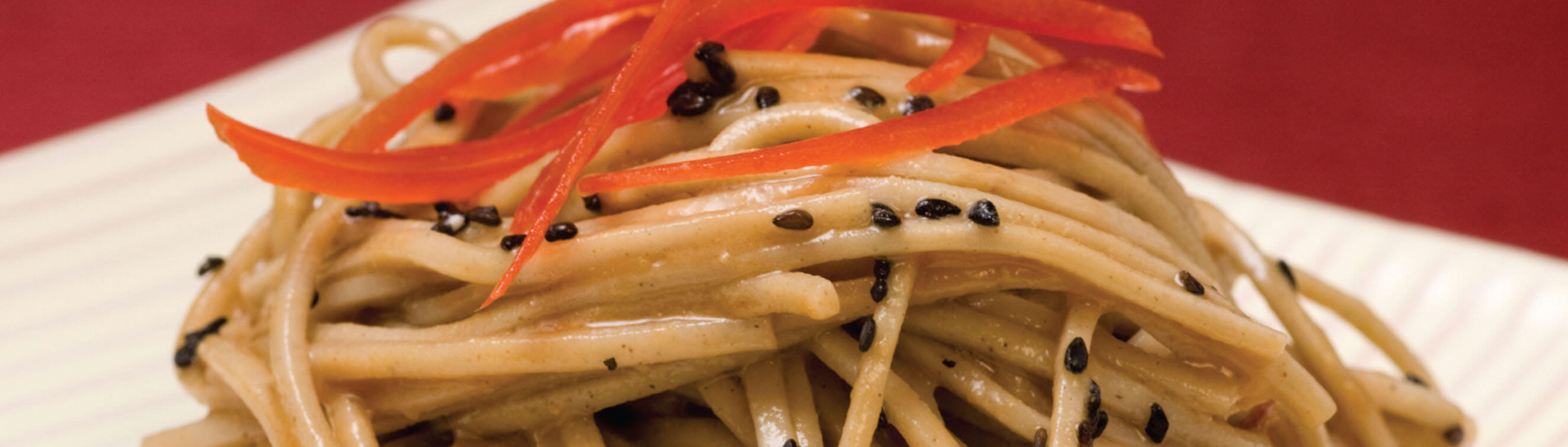 Hand-Pulled Noodles with Spicy Sesame Peanut Sauce