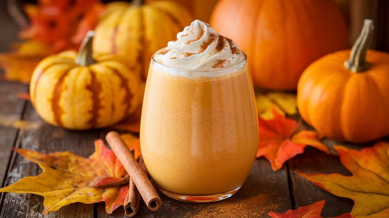 Spiced Keto Pumpkin Smoothie with Collagen Protein