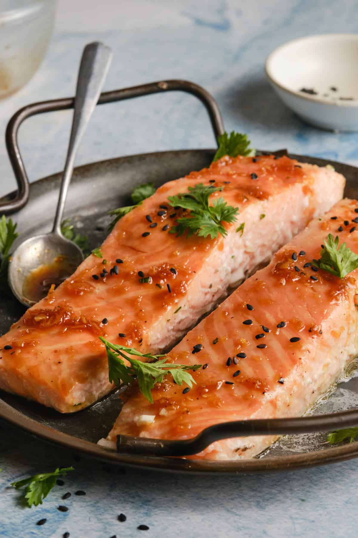 Sesame-Glazed Salmon with Soy-Ginger Rice