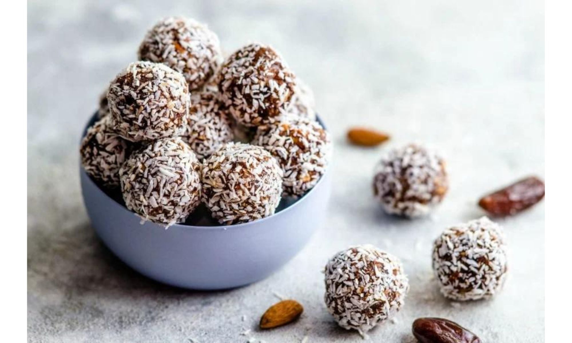 No-Bake Coconut Date Energy Bites