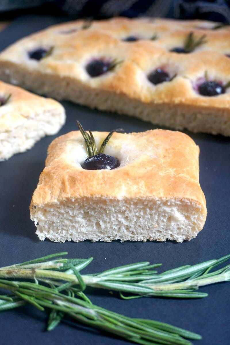 No-Knead Rustic Rosemary Focaccia
