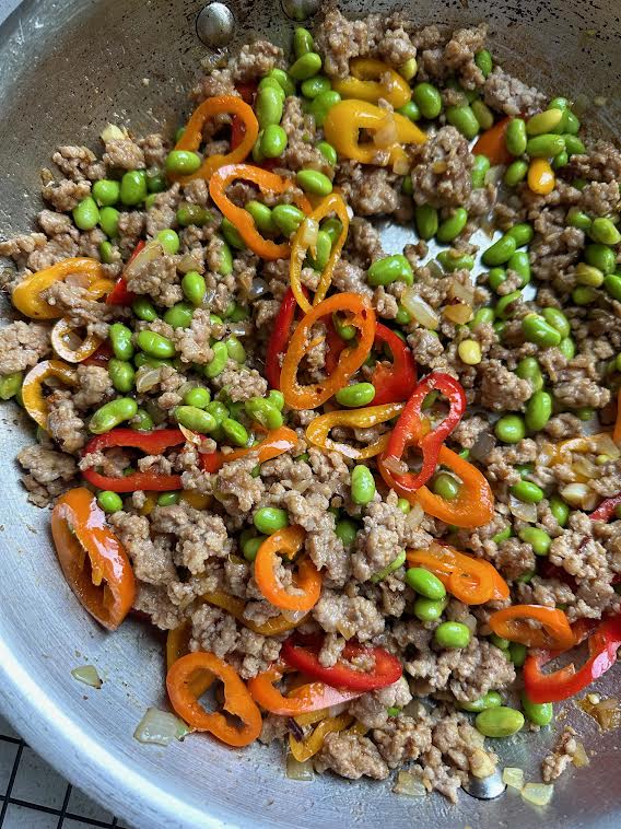 Spicy Pork Stir-Fry with Garlic and Ginger