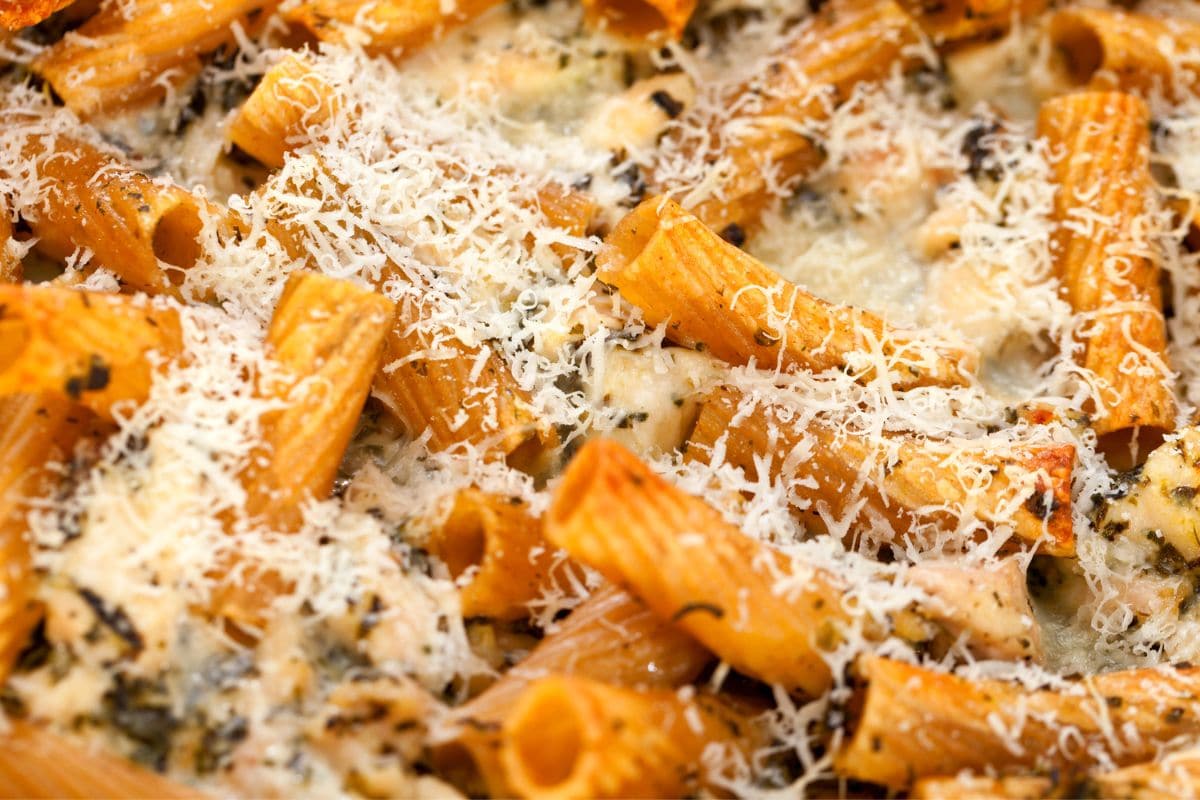 Rustic Tomato and Manchego Baked Penne