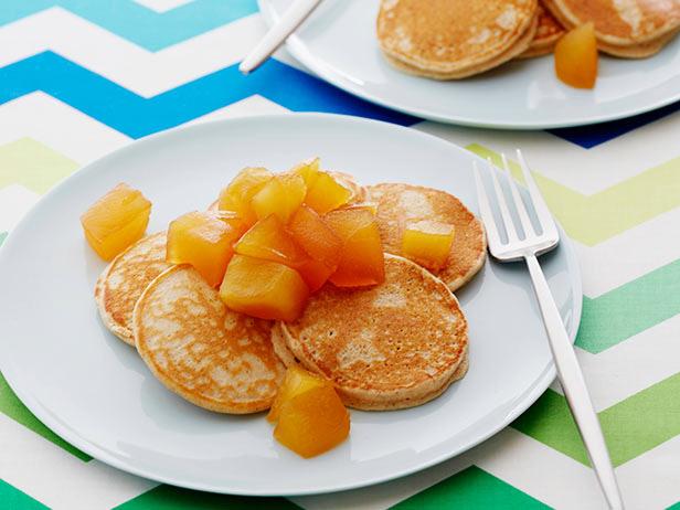 Classic American Pancakes with Seasonal Fruit Compote