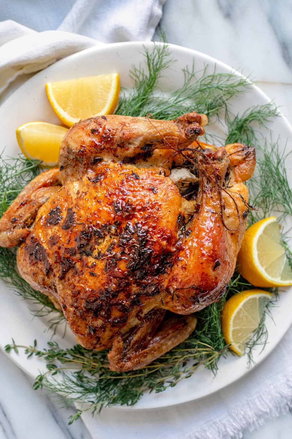Oven-Roasted Italian Herb Chicken with Garlic and Rosemary