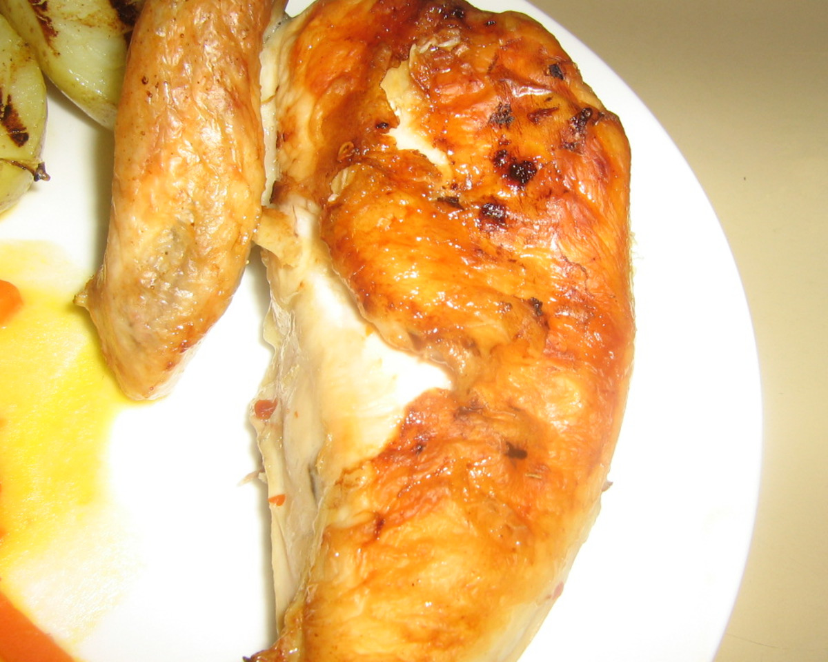 Italian Oven-Roasted Chicken with Lemon and Rosemary