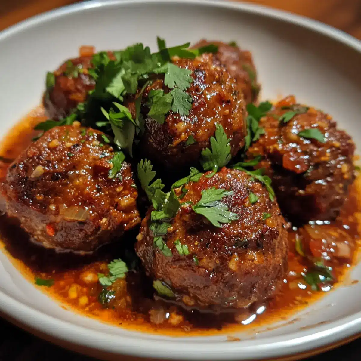 Moroccan-Spiced Lamb Meatballs with Cumin Yogurt Sauce