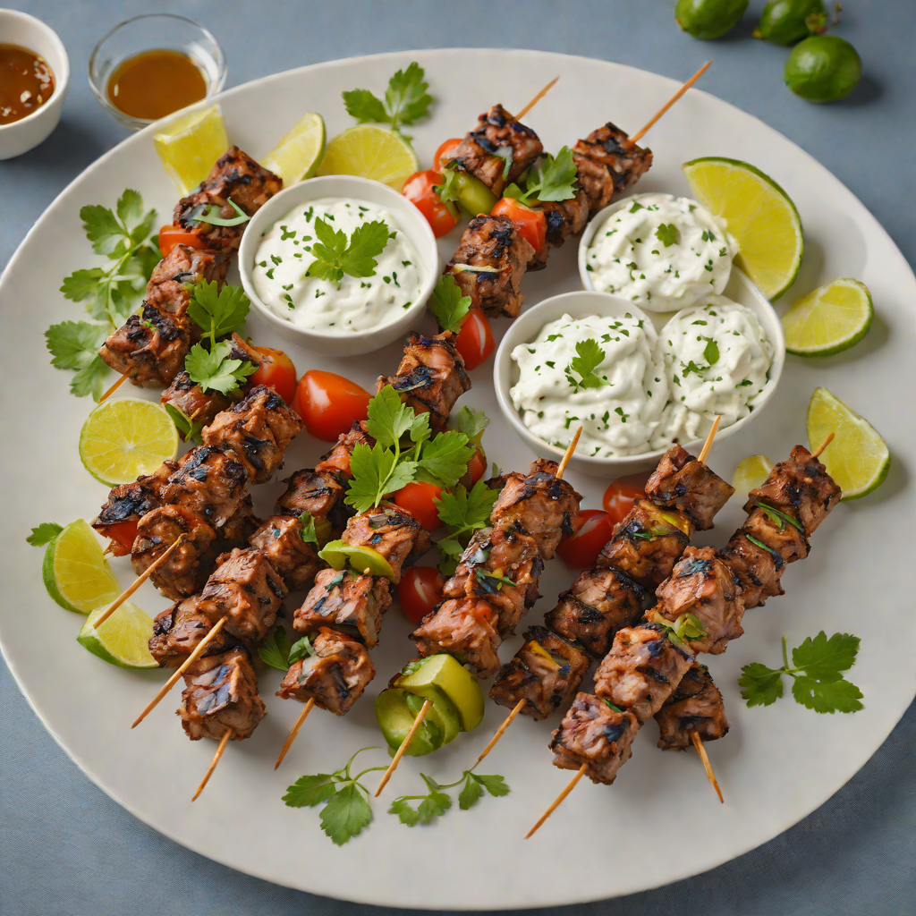 Charlotte Festival-Inspired Spiced Lamb Kebabs with Tzatziki