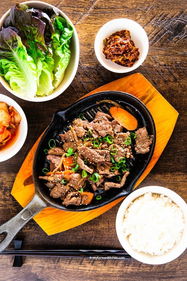 Soy-Ginger Marinated Korean BBQ Beef Stir-Fry