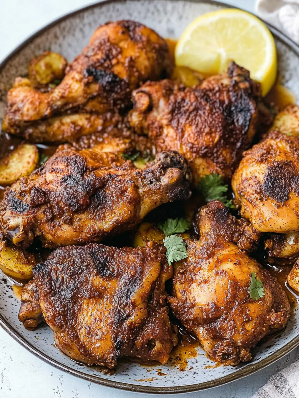 Sesame-Inspired Chicken Tibs with Berbere and Onions
