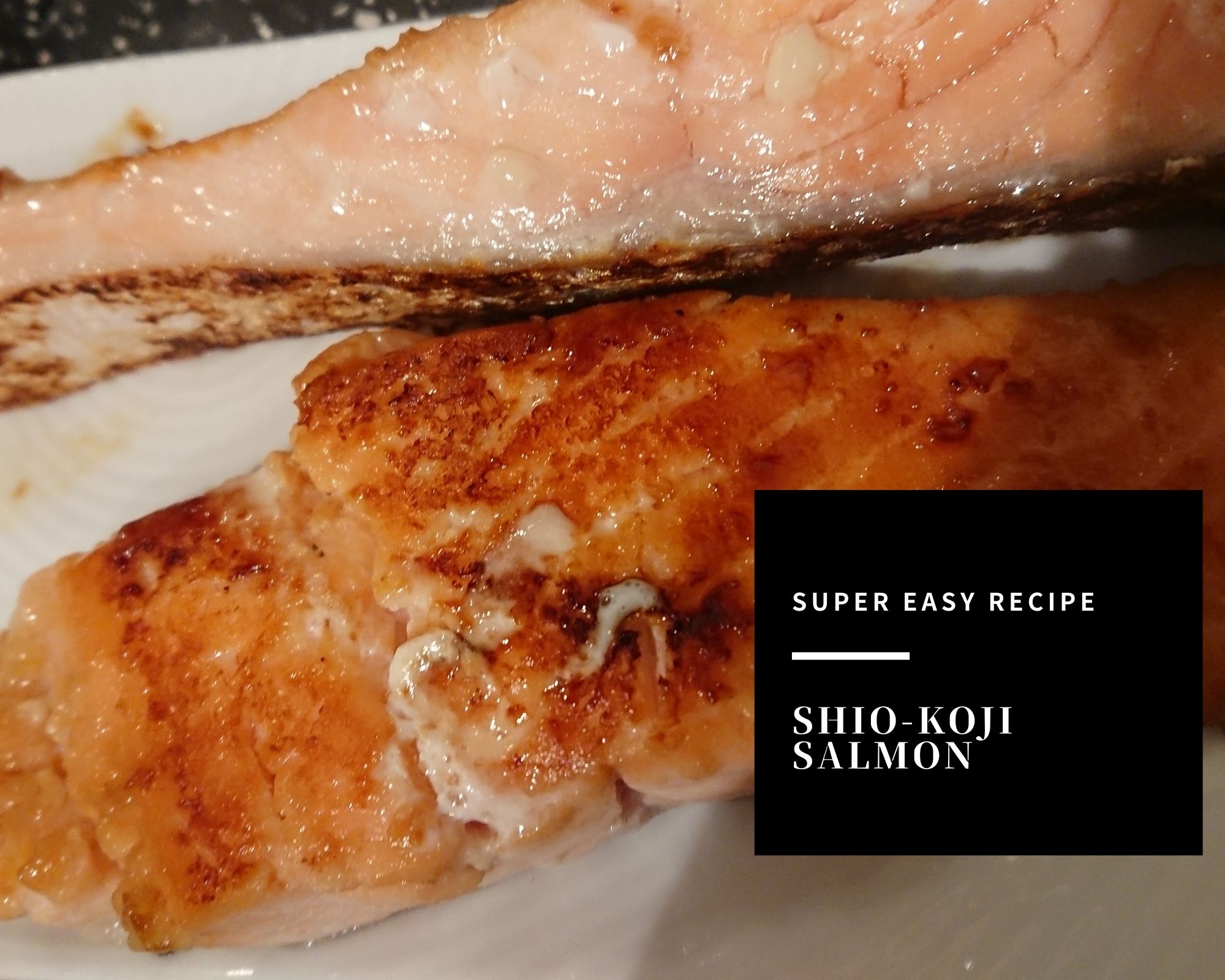 Shio Koji-Glazed Salmon with Pickled Ginger