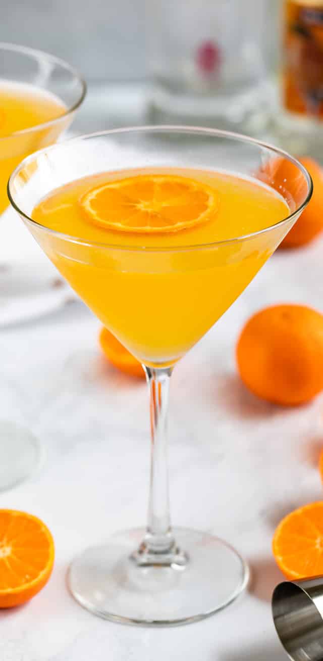 Smoky Citrus Vodka Martini with Orange Bitters