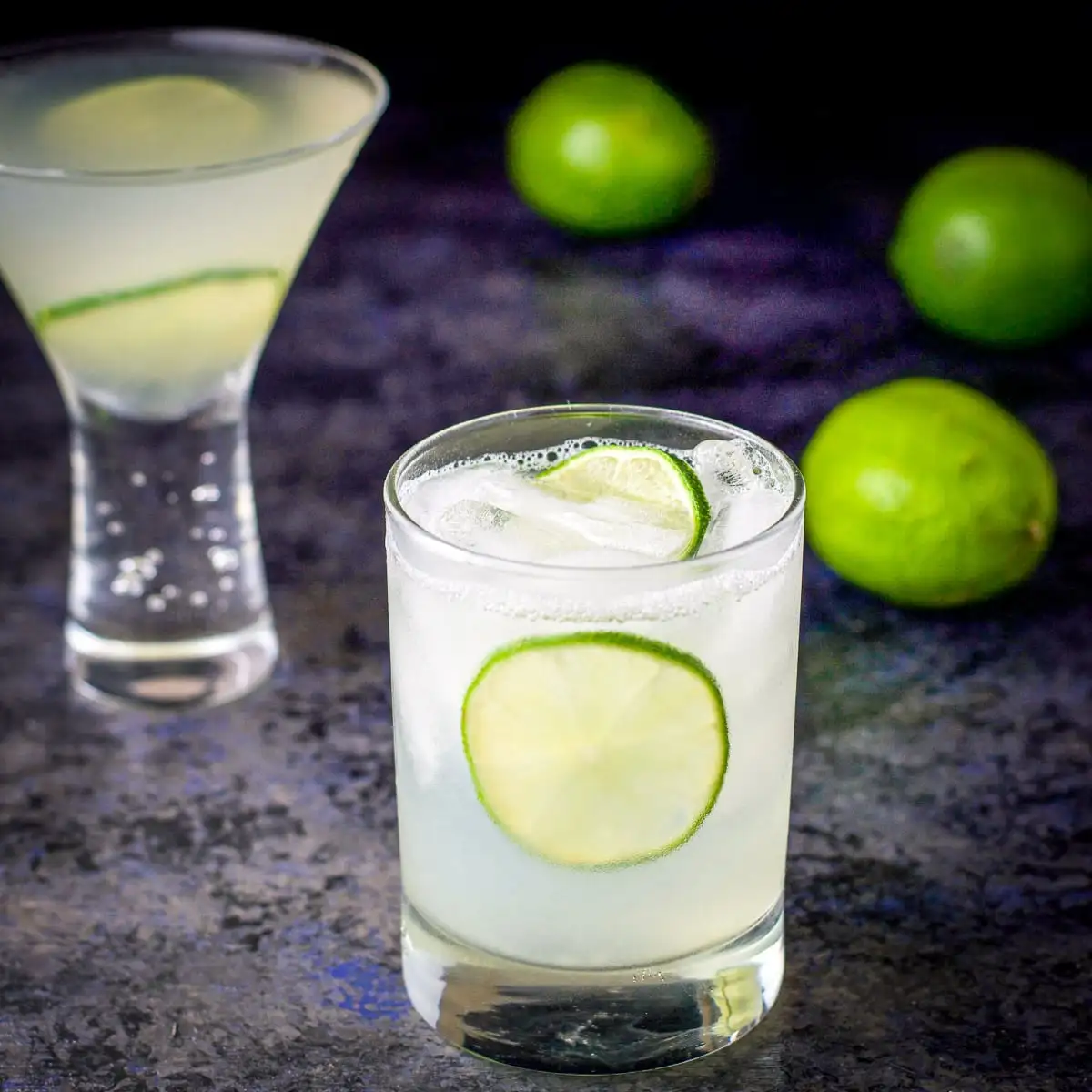 Refreshing Lime Vodka Gimlet with Simple Syrup