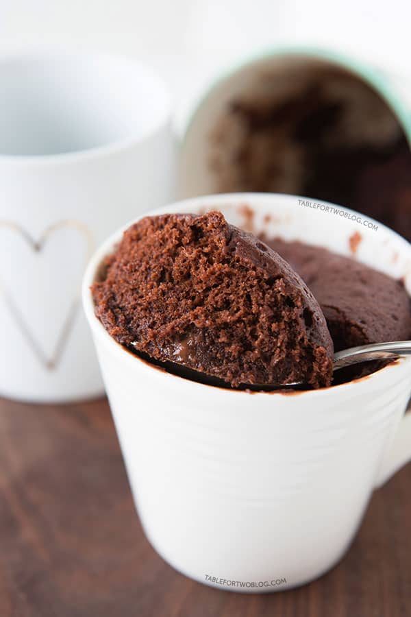 No-Bake Chocolate Fudge Mug Cake