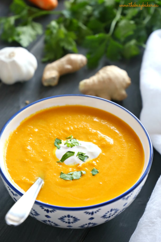 Knife-Edge Carrot and Ginger Soup