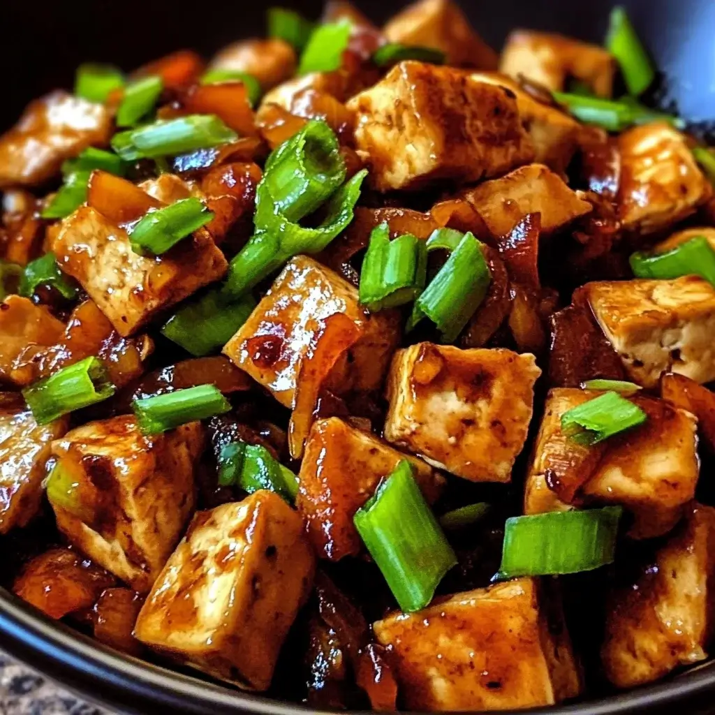 Stir-Fried Tofu with Authentic Sichuan Chili Garlic Sauce
