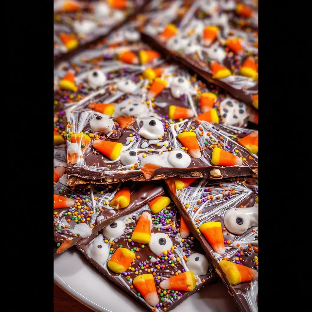 Chocolate and Chili Spiced Halloween Bark