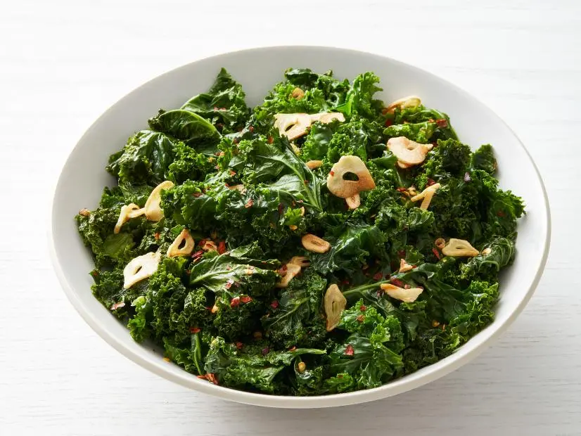Sautéed Kale with Garlic and Bitter Orange Zest
