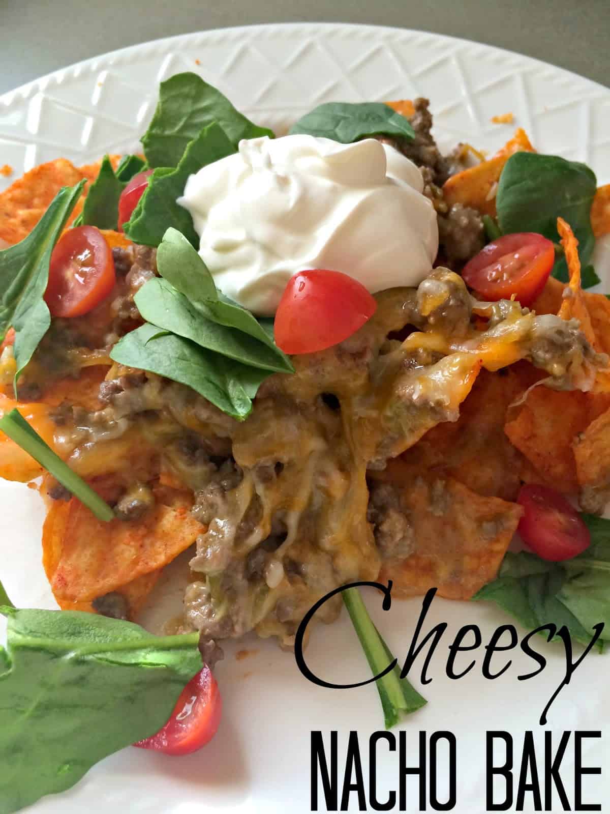 Cheesy Nacho Game Day Bake