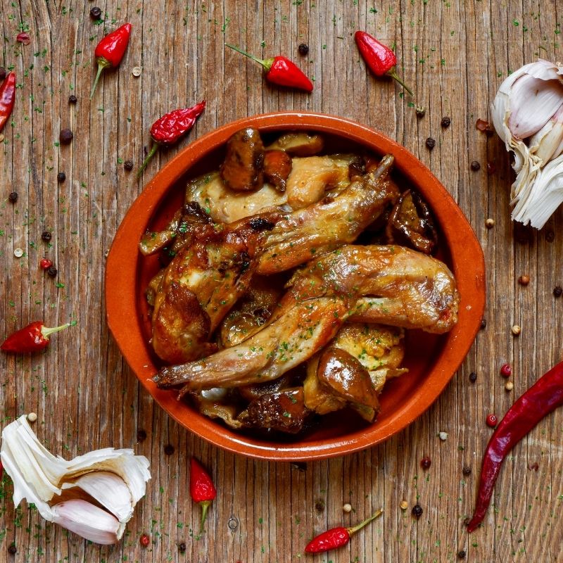 Saffron-Infused Spanish Chicken with Garlic and Tomatoes