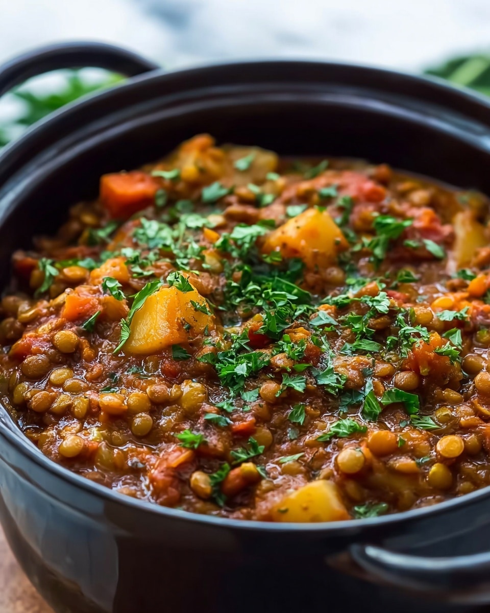 Ethiopian-Inspired Lentil and Spinach Stew (Misir Wat)