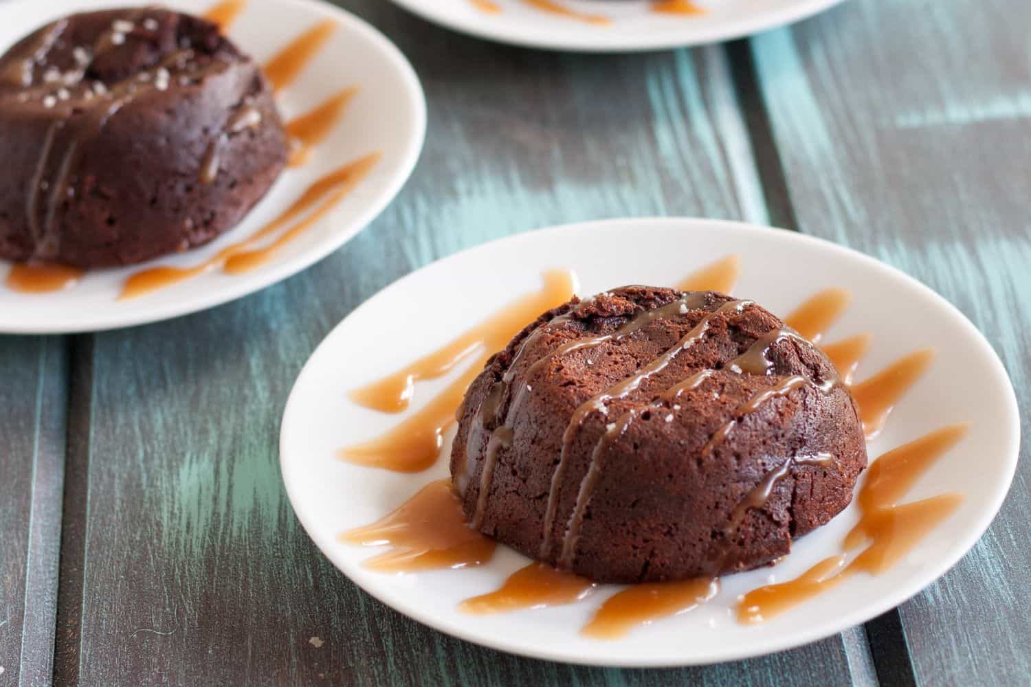 Salted Caramel Chocolate Lava Cake