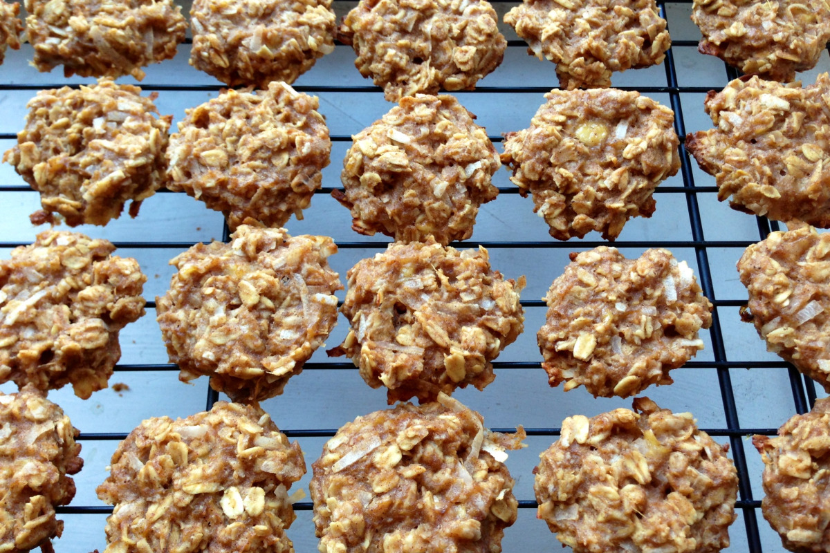 Protein-Packed Peanut Butter Banana Oat Cookies