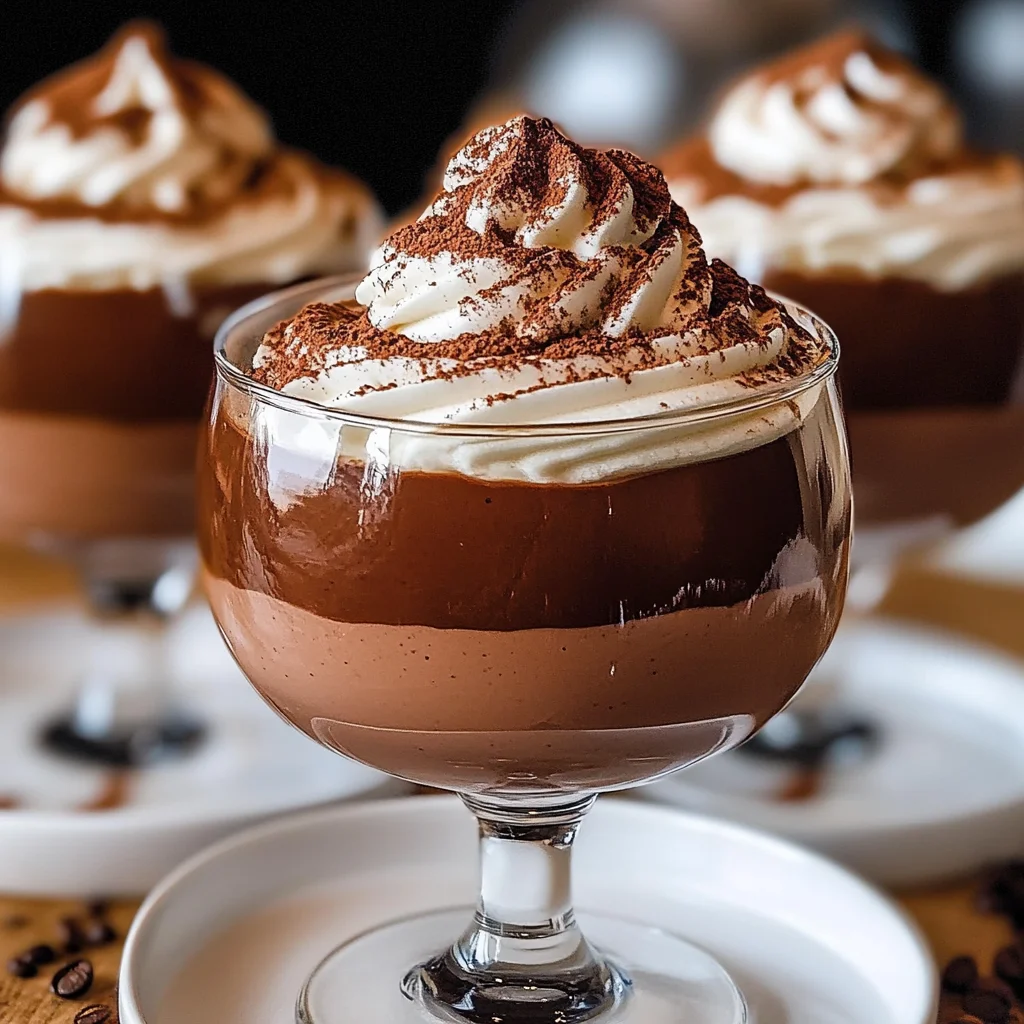 No-Bake Instant Coffee Chocolate Mousse