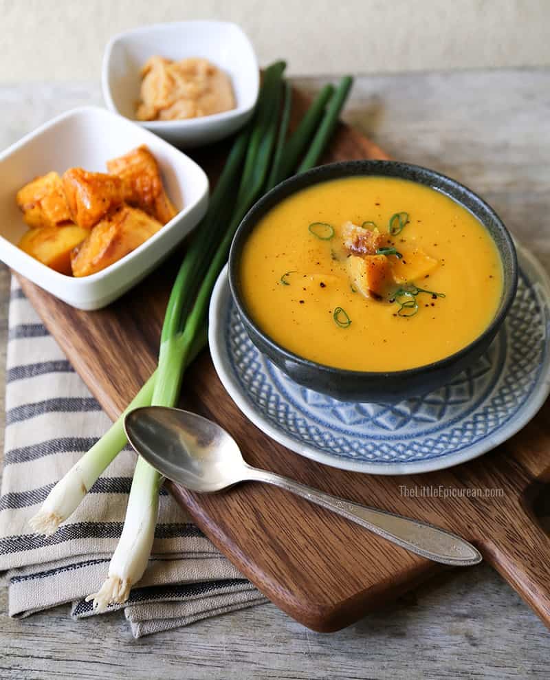 Japanese-Style Butternut Squash Miso Soup