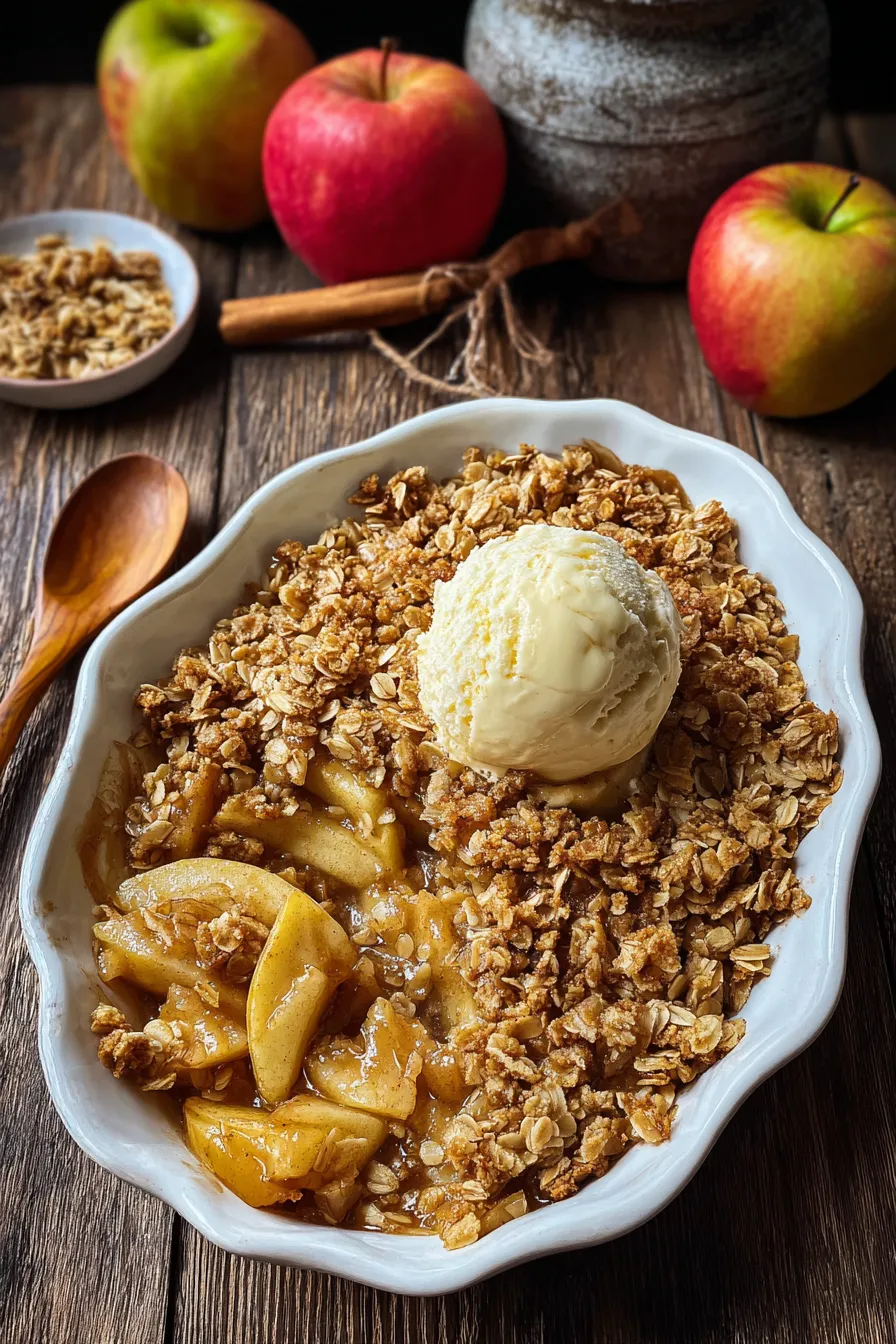 Pantry-Style Spiced Apple Crisp