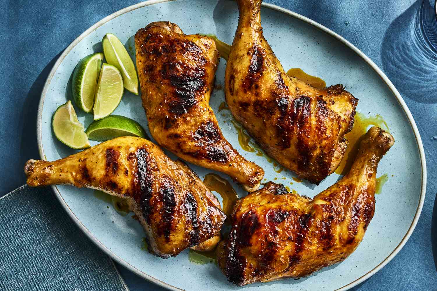 Grilled Filipino Chicken Inasal with Annatto Marinade