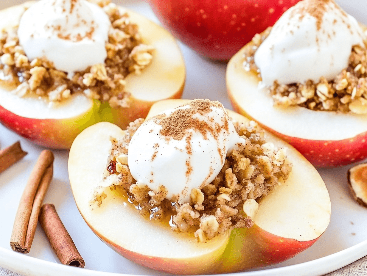 Baked Apples Stuffed with Cinnamon, Nuts, and Honey