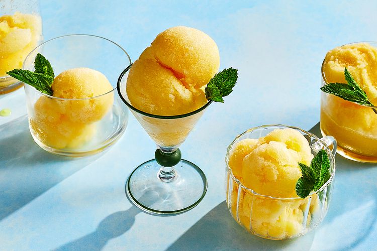 Golden Beetroot and Orange Sorbet